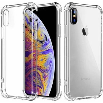 Shock Proof case met TPU Soft Frame hoesje voor iPhone Xs Max Transparant Doorzichtig