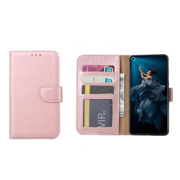 Ntech Honor 20 Portemonnee Hoesje / Book Case - Rose Goud