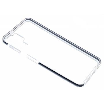 Ntech Huawei P30 Pro Zwart & Transparant Anti Shock Back hoesje - Zwart