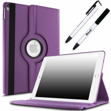 Apple iPad Pro 10.5 (2017) hoesje 360 Rotating hoesje Case + 4 in 1 Styuls Paars