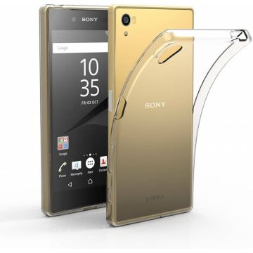 Sony Xperia Z5 Premium Ultra Dun Transparant TPU Gel Hoesje / Naked skin