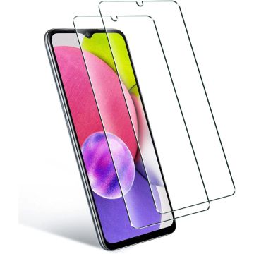 Samsung A03S Screenprotector - Screenprotector Samsung Galaxy A03s Tempered Glass - 2 Stuks