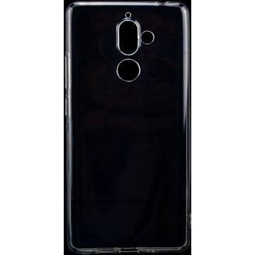 Hoesje voor Nokia 7 Plus, gel case, doorzichtig
