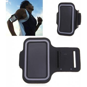 Zwart Sportarmband voor de LG Q8 (2018)