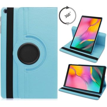 Hoesje Geschikt Voor Samsung Galaxy tab s6 lite 2024 hoes Licht Blauw Draaibare Hoesje Case Cover tablethoes - Tab s6 lite hoes 2020 / 2022 360 Hoes bookcase