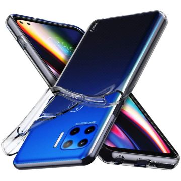 Motorola Moto G100 Hoesje Transparant silicone hoesje / Moto G100 / Moto Edge S hoesje backcover Clear TPU Case