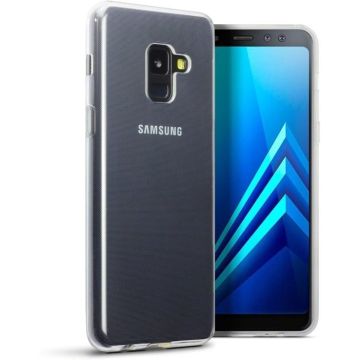 Hoesje voor Samsung Galaxy A8 (2018), gel case, doorzichtig