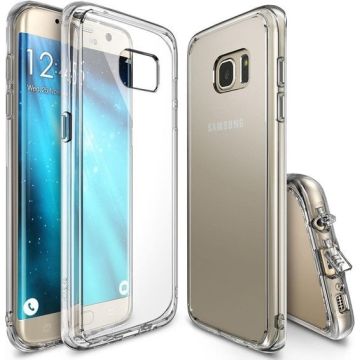 Ntech - Galaxy S7 Edge soft TPU cover crystal clear slim tranparant Anti Slip hoesje