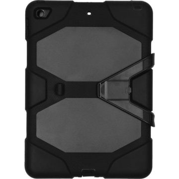 Extreme Protection Army Backcover iPad 10.2 (2019) hoesje - Zwart