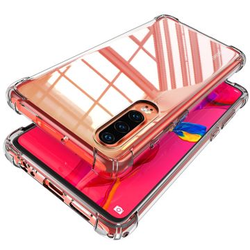 Huawei Y7p 2020 siliconen Case Hoes Shockproof Cover - Transparant