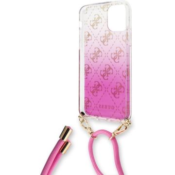Apple iPhone 11 Pro Roze Guess Backcover hoesje Gradient Pink - Gradient - GUHCN58WO4GPI