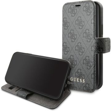 Apple iPhone 11 Pro Grijs Guess Booktype hoesje 4G - Stand-BK - GUFLBKSN584GG