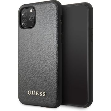 Apple iPhone 11 Pro Zwart Guess Backcover hoesje Iridescent - Original - GUHCN58IGLBK