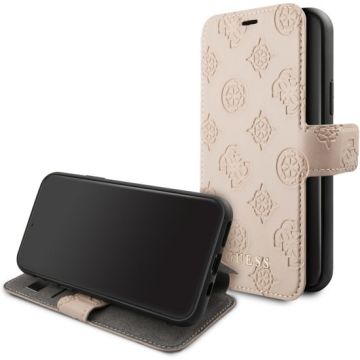 Apple iPhone 11 Pro Roze Guess Booktype hoesje 4G Peony - PU Leather - GUFLBKSN58PELLP