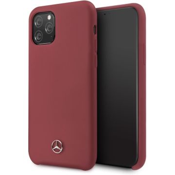 Apple iPhone 11 Pro Rood Mercedes-Benz Backcover hoesje Liquid - Microfiber - MEHCN58SILRE