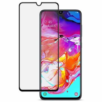 Ntech Samsung Galaxy A70/A70s 2 pack full cover Screenprotector Tempered Glass - Zwart
