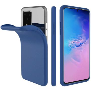 Nano Silicone Back Hoesje voor Samsung Galaxy S20 Plus - Blauw