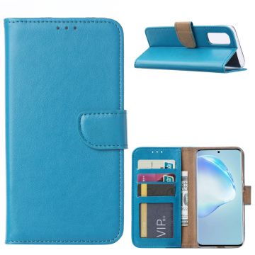Samsung Galaxy S20 Hoesje met Pasjeshouder - Turquoise