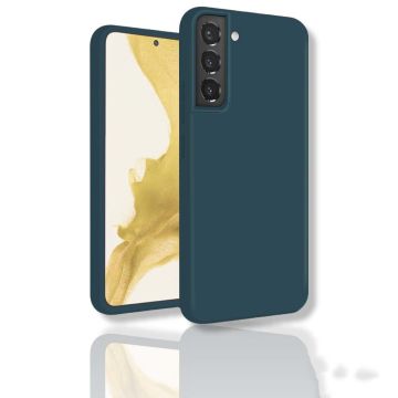 oTronica Samsung S22 hoesje Donkergroen - Samsung Galaxy S22 hoesje - hoesje Samsung S22 - S22 hoesje - hoesje Samsung Galaxy S22 - hoesje S22 - Siliconen hoesje - Donkergroen - oTronica colourackcover