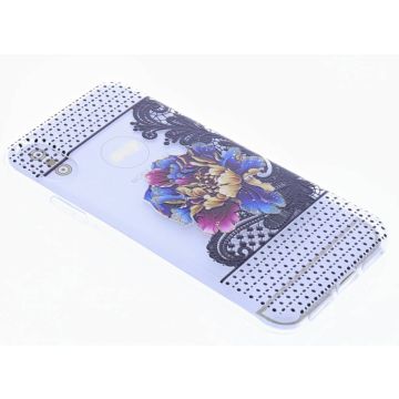 Mystieke Bloem Design TPU Hoesje voor de iPhone X / Xs