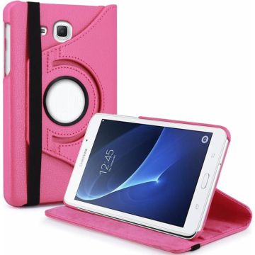 Samsung Galaxy Tab A 7.0 inch T280 / T285 Case met 360ﾰ draaistand cover hoesje - Pink / Roze