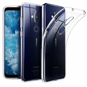 Ntech Nokia 8.1 (Nokia X7) Transparant Hoesje / Crystal Clear TPU Case
