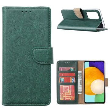 Samsung A53 / A53s hoesje bookcase Groen - Samsung Galaxy A53 5G case portemonnee hoesje - Galaxy A53 book case hoes cover - Samsung A53 screenprotector / tempered glass 2 Pack