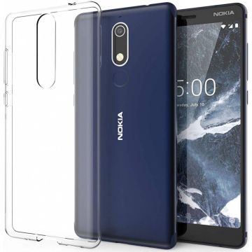 Nokia 5.1Transparant lichte TPU ultra clear Hoesje