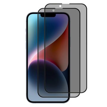 iPhone 14 Plus screenprotector Privacy - 2 Stuks - Full Privacy screen protector tempered glass - gehard glas voor iPhone 14 Plus - oTronica