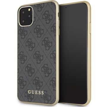 Apple iPhone 11 Pro Max Grijs Guess Backcover hoesje 4G - Original - GUHCN65G4GG
