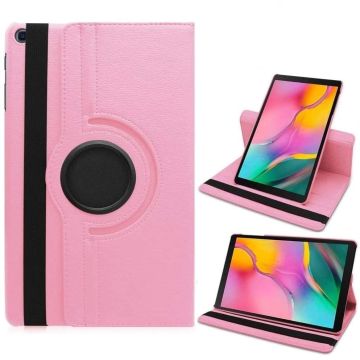 Hoesje Geschikt Voor Samsung Galaxy tab s6 lite 2024 hoes Licht Roze Draaibare Hoesje Case Cover tablethoes - Tab s6 lite hoes 2020 / 2022 360 Hoes bookcase