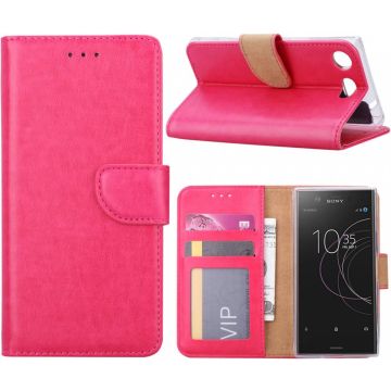 Sony Xperia XZ1 Compact Portemonnee hoesje / book case Pink