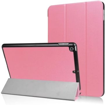 Hoes geschikt voor iPad 2017 / 2018 bookcase Licht Rose 9.7 Inch - Hoes geschikt voor iPad 2018 Hoes 9.7 - Hoes geschikt voor iPad 2017 Hoes smart cover Trifold - Ntech