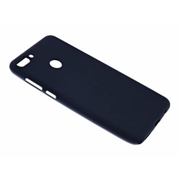 Huawei Y9 (2018) Case Zwart TPU Hoesje Matte Finish Slim Profile