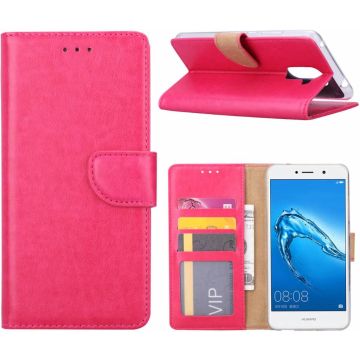 Huawei Y7 Prime Portemonnee hoesje / book case Pink
