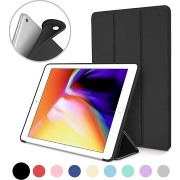 iPad (2018) (2017) 9.7 Inch Case, Ultra Slim Lightweight Smart hoesje met Trifold Cover Stand Zwart
