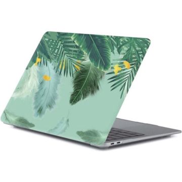 Macbook Air Hoes - Macbook Air case / Macbook Air hoes hardcover 2020 A2179 - A2337 M1 - Blaadjes en Veren - Ntech