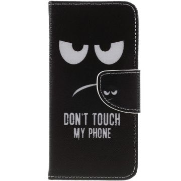Book Case Samsung Galaxy J6 (2018) Hoesje - Don’t Touch