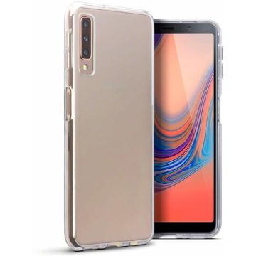Hoesje voor Samsung Galaxy A7 (2018), gel case, doorzichtig
