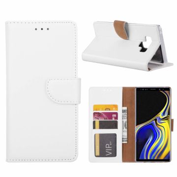 Samsung Galaxy Note 9 Portmeonnee Hoesje / Book Style Case Wit