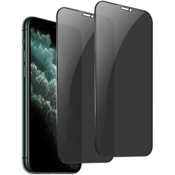Screenprotector Geschikt voor iPhone XS max Privacy Screenprotector 2 Pack