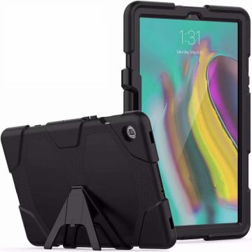 Ntech Armor Hoesje met Standaard Samsung Galaxy Tab S5e T720 - Zwart