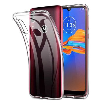 Motorola Moto E6 Plus TPU Hoesje Back Case - Transparant
