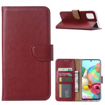 Samsung Galaxy A71 Portemonnee / Boek hoesje - Bordeaux