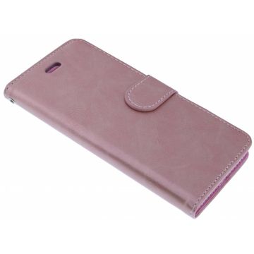 Roze Goud Booktype Hoesje iPhone X / Xs