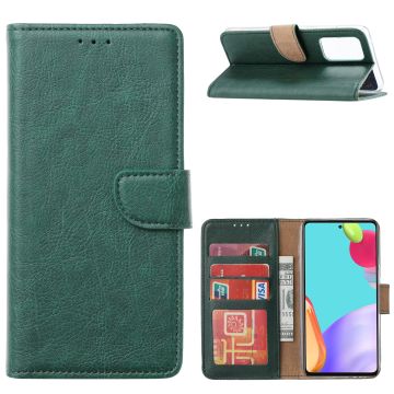 Samsung A52 hoesje Groen - Samsung galaxy A52 5G bookcase met Pasjeshouder