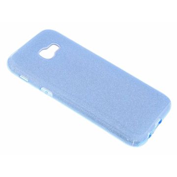 Blauw Glitter TPU Hoesje Samsung Galaxy A5 (2017)