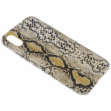 Geel Slangen Design TPU Hoesje iPhone X / Xs