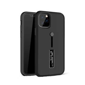 Geschikt voor iPhone 11 Lazy finger Ringhouder TPU - Zwart Ntech