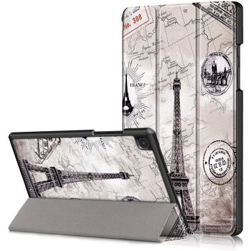 Samsung Galaxy Tab A7 hoes - (2020/2022) - Eiffeltoren -Trifold smart cover Kunstleer bookcase